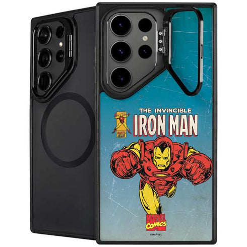 Marvel Classic Comics The Invincible Iron Man Galaxy S25 Ultra Kickstand Case